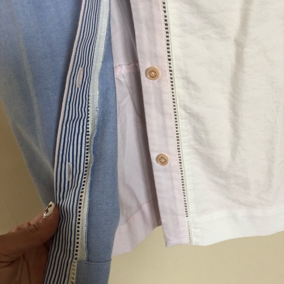 NWT. Kate Spade Broome Street colorblock shirtdress, size small. - Picture 6 of 13